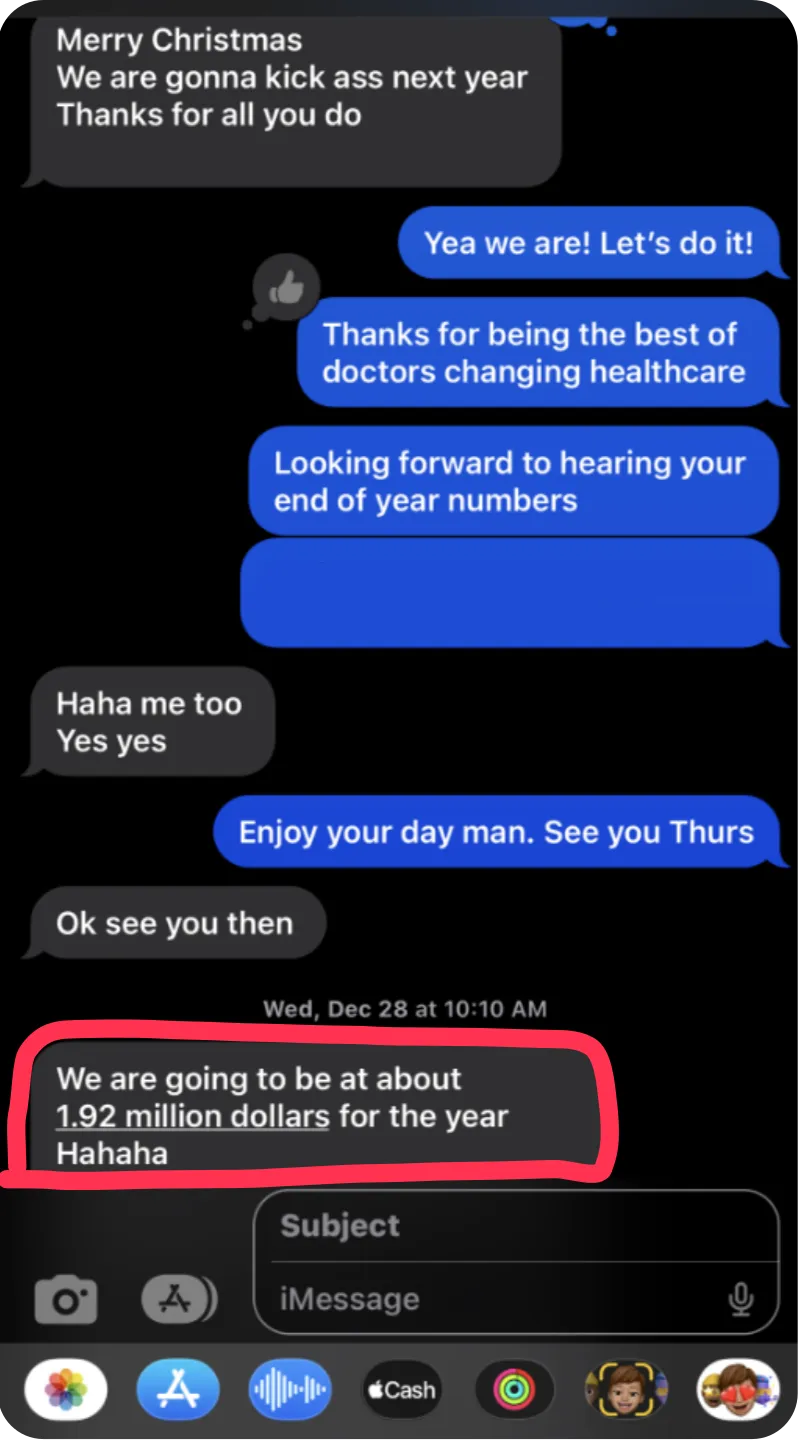 Client result screenshot 2